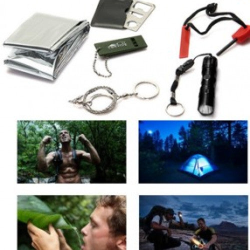 Survival Kit Gear Hiking Camping Set