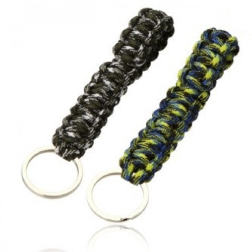 Military Nylon Key Chain Ring Parachute Cord