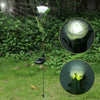 White Solar Power LED Rose Flower Light