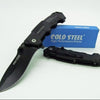 Black Aluminum Handle Tactical Hunting Folding Knife